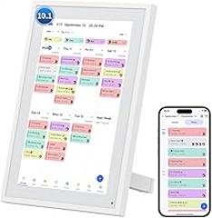 Calendar Digital 10.1 Inch, Digital Frame Combined Smart Touch Screen Electronic Wall Planner Family Organizer Chore for Family Schedules Gift for Mother Mom Women Grandpa