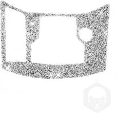 Bling Crystal Rhinestone Interior Accessories Parts Dashboard Trim Sticker Compatible with Mazda CX-5 CX5 2017-2020 (1pcs Electronic Handbrake Panel Trim)