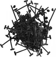 Tyenaza 100Pcs Cable Tie Buckle, Universal Nylon Self Locking Zip Tie Holder for Home Construction Electronics Automotive