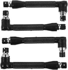 GLEAVI L-Shaped Socket Wrench Set 4Pcs Metal Double-Ended Screwdriver Bit Spanner for Home Repair and Electronics Maintenance