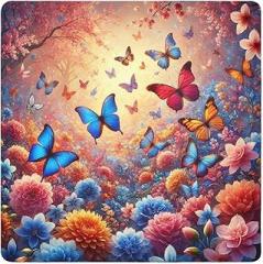 Joko Ivery Butterflies Spring Garden Protective Wrap 13.8