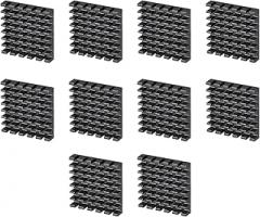 DMiotech 10 Pack 5x25x25mm Aluminum Alloy Radiator Electronic Cooler Radiator with Thermal Paste for MOS and IC Chip