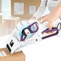 Handheld Labeling Machine, Portable Manual Label Gun for Bottles, Barcode Price Labeler for Supermarket and Warehouse Use, Compatible with 22–80mm Labels