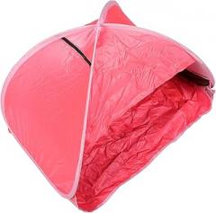 Milisten Instant Beach Tent Pop-up Sunshade Shelter Large L Size Portable Quick Open Camping Tent for Outdoor Hiking and Picnic, Fast Foldable Sun Shelter with UV Protection in Blush Red