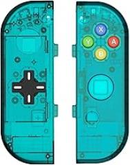 Translucent NS Joycon Handheld Controller Housing with D-Pad Button DIY Replacement Shell Case for Nintendo Switch Joy-Con (L/R) Without Electronics (Joycon D-Pad-ice Blue)
