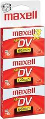 Maxell 298016 Mini Dv Cassettes 3 Count