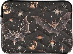 Laptop Sleeves 13, 13.3, 14 Inch Bats Moon Black Waterproof Briefcase Bag Portable Electronic Device Cover