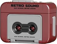 Creative Mini Tape Recorder Keychain, Can Record 15scouple Portable Retro Recorder Keychain Gift for Birthday