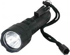 Larson Electronics Intrinsically Safe - Dual Beam- LED Flashlight - Push Button Switch - 240 Lumens - Black