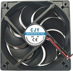 5V/12V/24V PC Router Fan 120MM Cooling Brushless Portable Replacement for PC Chassis Cabinet Electronic Computer Cooling