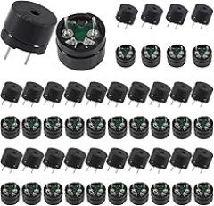 50Pcs 12085 12MM*8.5MM 42R Electromagnetic Type Piezo Buzzer 16ohm AC 2KHz 3V 5V 9V 12V Passive Buzzer for Arduino