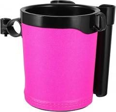 Milisten Bicycle Phone Holder and Water Bottle Cup Holder Pink with Key Slot Lightweight Bike Mount for Road and Mountain Riding