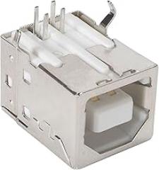 Velleman CC089 USB B Female Single Connector, 1 Grade to 12 Grade, 90 Degree, PCB Mounting