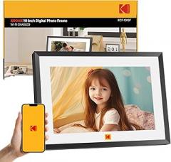 KODAK 10.1 Inch WiFi Digital Picture Frame,1280x800 HD IPS Touch Screen, Electronic Smart Photo Frame with 32 GB Memory, Auto-Rotate, Instantly Share Photos/Videos Anywhere