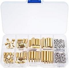 Comprehensive M2 5 Brass Standoff Screw and Nut Set 180 pcs Hex Kit for Electronics and More