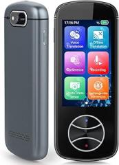 Language Translator Device Portable Real-time Voice Translation in 137 Different Languages and Accents, Support Instant Offline/WiFi/Hotspot Accuracy Image Interpreter Translation