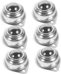 6pcs Heavy-Duty Roller Bearing Caster Wheels Carbon Steel Casters with High Load Capacity for Electronics and Machinery Transport Easy Maintenance and Performance