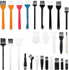 25 Pcs Mini Keyboard Cleaning Brushes Kit Electronic Dust Clean Brush Small Anti Static Cleaning Brush with PP Handle for Computer Keyboard Motherboard Camera Small Space