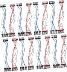 20pcs Copper Alligator Clip Testing Wire for Student Experiments and Electronic Circuits Clips Included