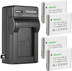 Kastar 4-Pack Battery and AC Wall Charger Replacement for Digital Camera for Kids Boys and Girls Camera with 32GB SD Card, Full HD 1080P Rechargeable Electronic Mini Students, Teens, Kids Camera