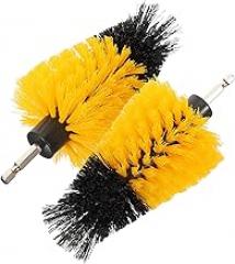 2Pcs Scrubber Drill Brush Brush Attachment for Versatile Cleaning and Polishing Tasks Durable and Easy to Use Compatible with Hand Drills