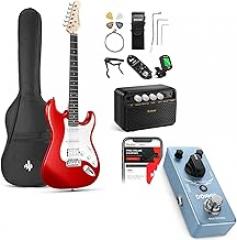 Donner 39-Inch Electric Guitar Starter Kit-Chorus Pedal, Tutti Love Analog Chorus Effect Classic Warm Chorus for Electric Guitar True Bypass