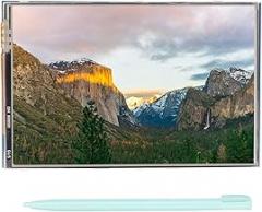 Hapivida 3.5 Inch 480x320 TFT LCD Touch Screen Display, Resistive Colorful Touchscreen Compatible with, Durable Design for DIY Electronics Projects