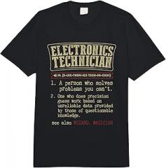R-T-M Electronics Technician Funny Definition Comfort Colors Adult Heavyweight T-Shirt
