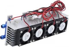 288W DC 12V Thermoelectric Cooler Kit for DIY Semiconductor Cooling Device with Aluminum Alloy for Electronic Enthusiasts