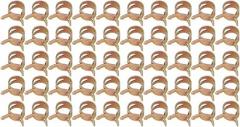 Lehuy2536gh Spare Part 50pcs 3/8 Inch 10mm Spring Clip Fuel Oil Line Silicone Vacuum Hose Clamps