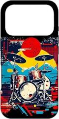Drum Kit Artwork Electronic Drums Case for iPhone 17 Pro