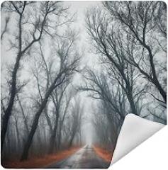 Road Towards The Cloudy Sky Camera Protective Wrap, Anti-scratch Lens Protector Wrapper, Magic Self-Adhesive Cloth for Cameras/DSLR/Laptop/Electronic Accessories, S