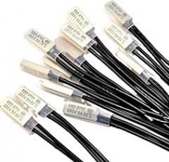 2pcs KSD9700 5A250V 90-120 Degree Celsius Normally Closed Open Bimetal Disc Temperature Switch Thermostat Thermal Protector(115C,Normal Close)