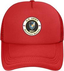 SCEVOLMAR US Army MOS 993 Electronic Warfare Mesh Back Trucker Cap Adult Mesh Baseball Cap