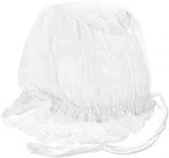 Milisten Bonnet Hat White Muslin 40-48cm Breathable Sun Protection Cap for Newborns Vacation