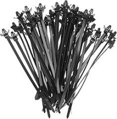 HARFINGTON 50pcs Push Mount Cable Zip Tie 5.9
