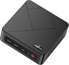 BOSGAME E4 Mini PC Dual LAN Ryzen 5 3550H 11 Pro Mini Computers, 16GB DDR4, 512GB SSD, 4K 60Hz Triple Displays Desktop Computers, HDMI+DP+USB-C, WiFi 5, BT 5.0