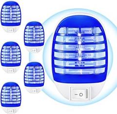 Plug in Bug Zapper, Electronic Mosquito Zappers Indoor Bug Zapper Plug in for Flying Insect Automatic Mosquito Trap with Led Light for Patio, Bedroom, Kitchen, Office