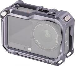 NEEWER Protective Cage Compatible with DJI Osmo Action 6, Aluminum Quick Release Expansion Frame Case Action Camera Accessories, 1/4
