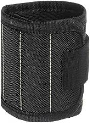 HARFINGTON Magnetic Wristband - 15 Powerful Magnets, Nylon, Black, One Size, Tool Holder for Screws, Nails, Drilling Bits
