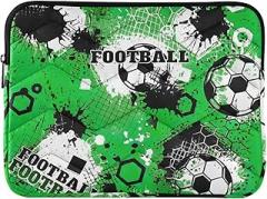 Computer Case Bag Portable Electronic Device Cover Football Themes Soccer Balls Shockproof Protective Notebook Case