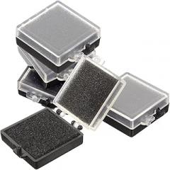 5Pcs Anti-Static Chip Case Electronic Component Organizer Multi-Functional Storage Box with Transparent Top and Anti-Static Sponge for Electronic Parts and Samples Waterproof Safety Airtight