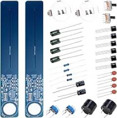 SaiDian 2Pcs DIY Metal Detector Solder Practice Kit Non-Contact Electronic Welding Board DC 3-5V for Beginners Enhance Your Soldering Skills on a Training Board Designed for Educational Purposes