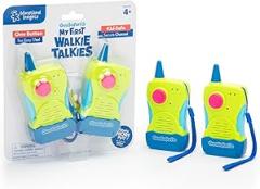 Educational Insights GeoSafari My First Walkie Talkies 2-Pack - Mini Kids Walkie Talkies, Camping Toys for Outdoor Exploration, Kid-Friendly Handheld Radios for Girls & Boys Ages 4+