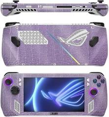 MIGHTY SKINS MightySkins Glossy Glitter Skin Compatible with Asus ROG Ally - Purple Gator Skin | Protective, Durable High-Gloss Glitter Finish | Easy to Apply