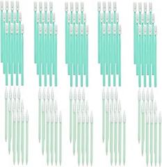 200 Pieces Cleaning Swab Kit, Lint Free Foam Tip Swab Sticks, Multi-Purpose 5 Types Lab Swabs Sponge Stick for Camera, Optical Lens, Arts and Crafts, Printer, Electronics (Green)