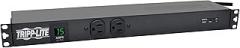 Tripp Lite Metered PDU, 15A, Isobar Surge Suppression, 3840J, 14 Outlets (5-15R), 120V, 5-15P, 15 ft. Cord, 1U Rack-Mount Power (PDUMH15-ISO)