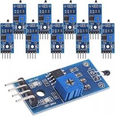 10 Pcs Pin Thermosensitive Relay Sensor Modules Temperature-Sensitive Light Detection with Screw Mounting for Car Electronics and Temperature Control Applications