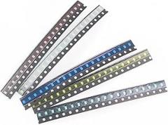 100PCS 0805 SMD LED Light Emitting Diode Kit Super Bright Bulb Light for DIY Electronic Components(100 pcs White)