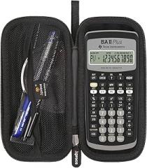 Aproca Storage Hard Case, for Texas Instruments BA II Plus Financial Calculator (Case Only)